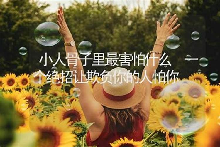 小人的骨子里最怕什么？